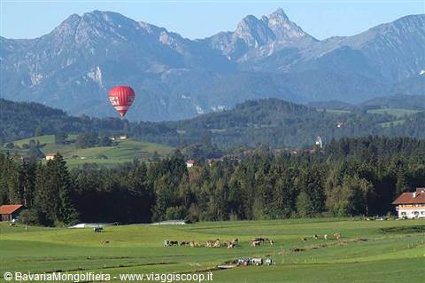 Bavaria Ballonfahrten in flight