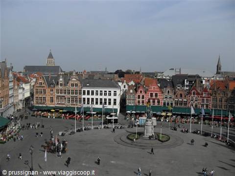 Bruges from the top of the Belfort
