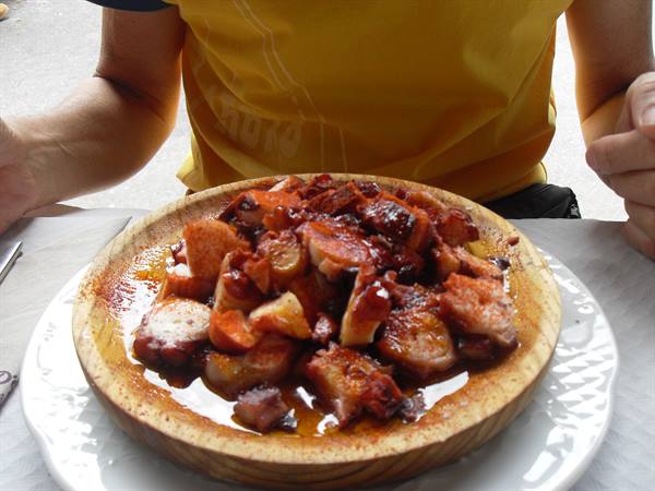 Galician-style octopus