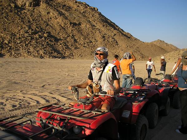 quad in the desert