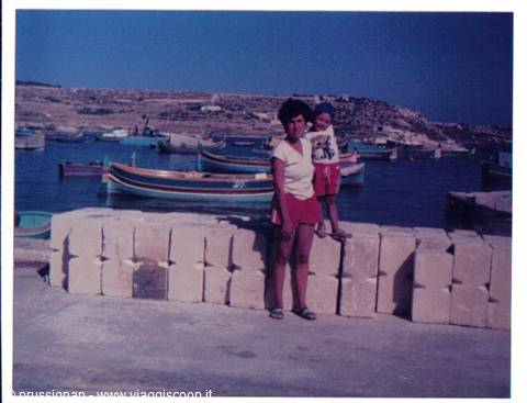 Typical Maltese boats in Marsaxlokk