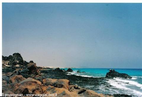 Rocks among the dunes