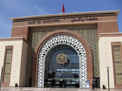 the railway station of Marrakech
