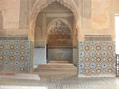 the Saadian tombs