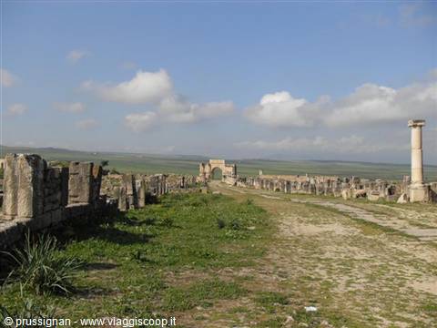 Volubilis and the gate of Tangier