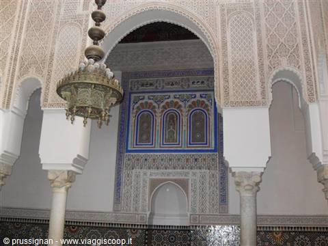 magical interiors of the museum in Meknes