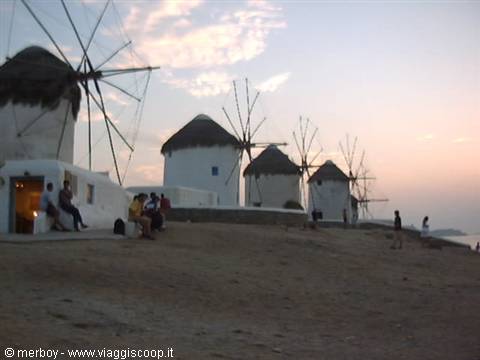 Windmills in Mykonos