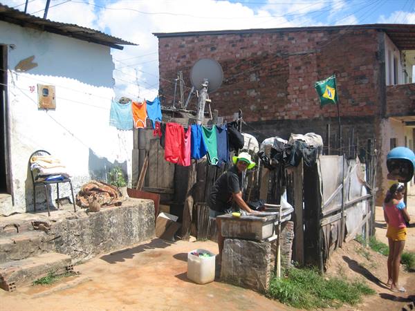 Laundry in the open air