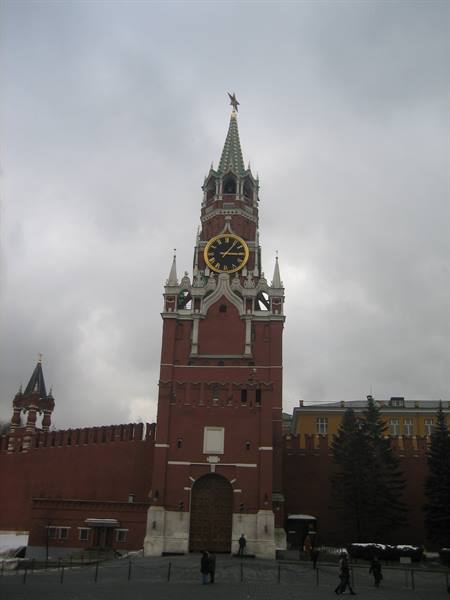 The Spasskaya Tower of the Kremlin on Red Square
