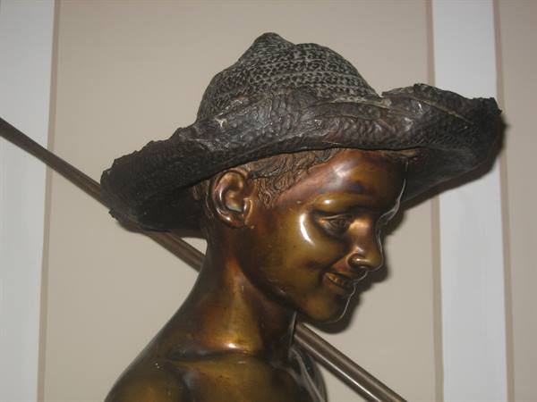 Detail, bronze sculpture