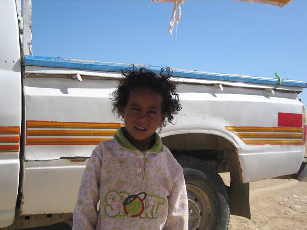Little girl's face