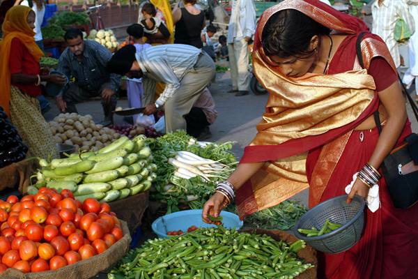 at the market of Jaipur
