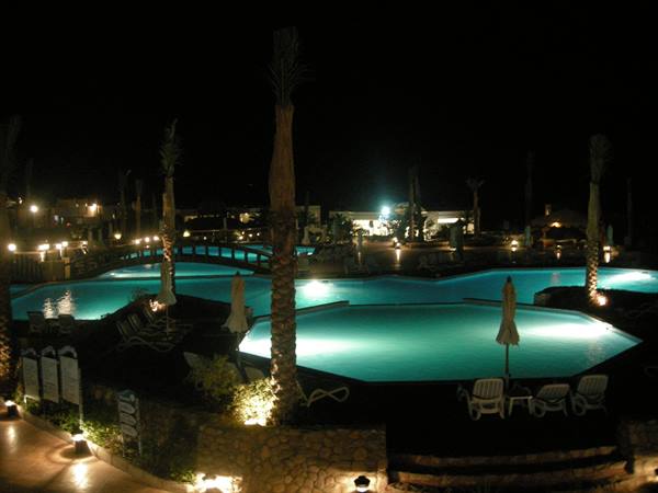 Village by night
