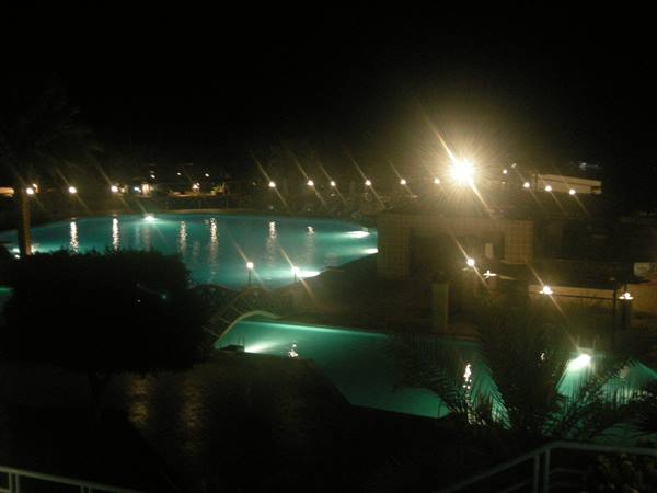 Village by night