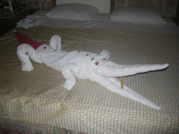 ...a crocodile in the room...