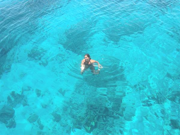 In the blue...