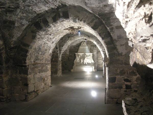 Christ Church Cathedral inside the crypt
