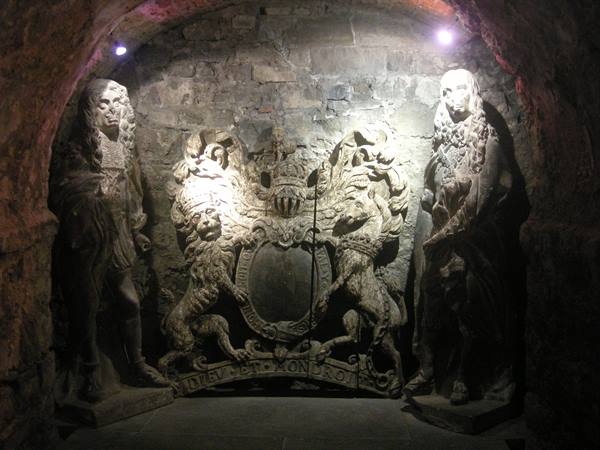 Christ Church Cathedral inside the crypt