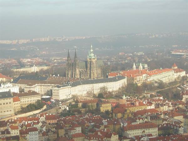 Panorama from the Petřín Tower