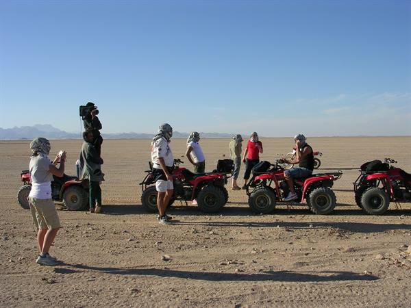 motorbike ride near Hurgada