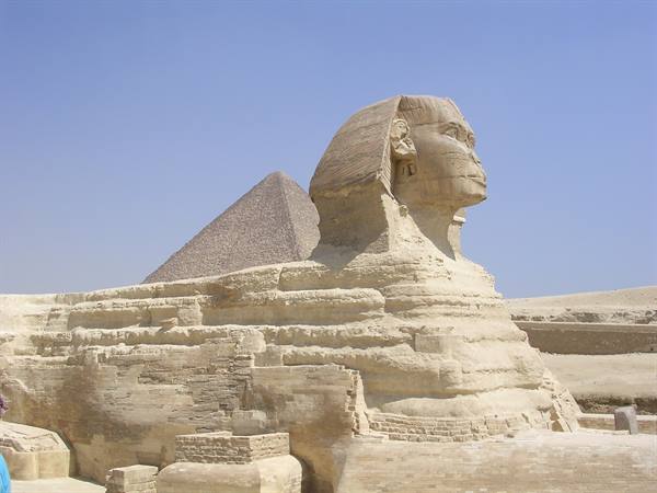 the pyramids