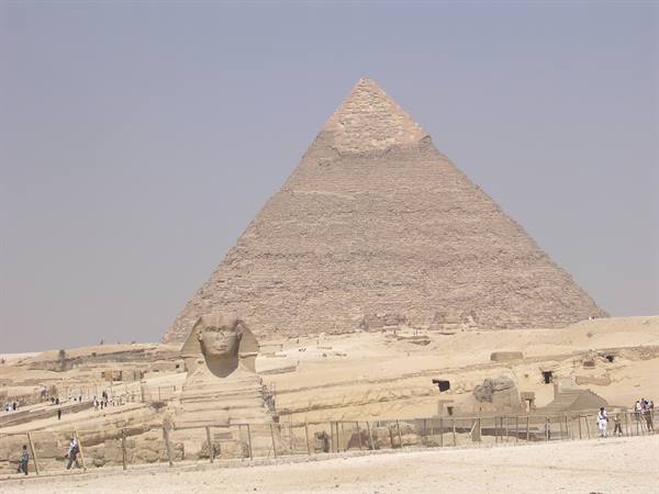 the pyramids