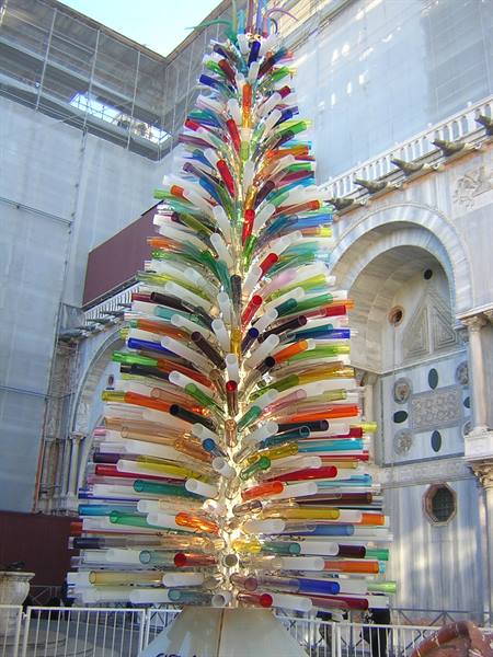 Glass Christmas Tree