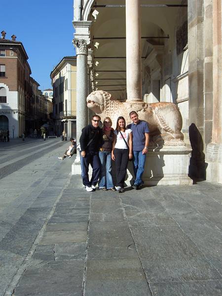 Me, Debora, Massi and Alessandro...
