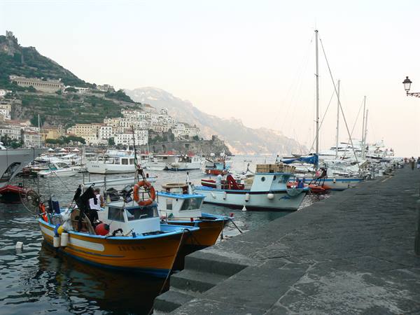 Amalfi from the harbour