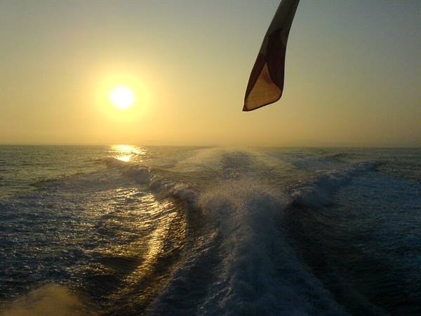 ...off at dawn from Mahon...