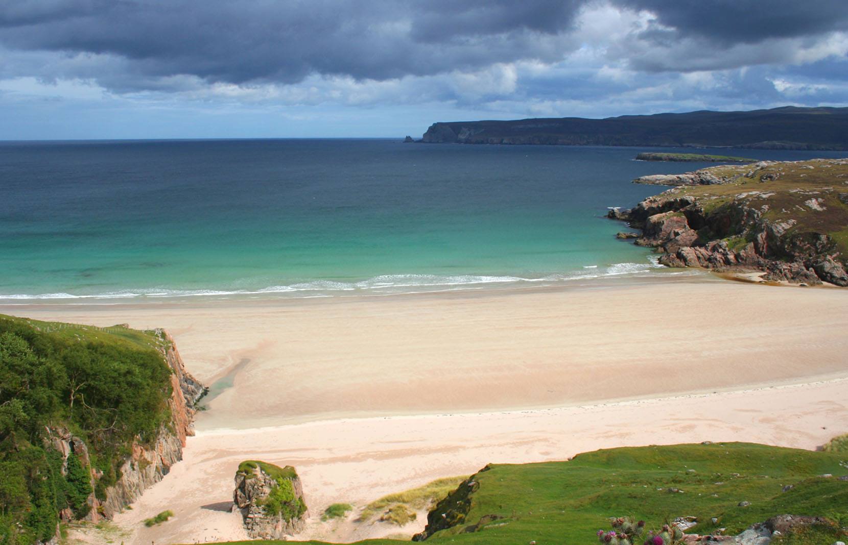 Sea with Caribbean colours on the north coast