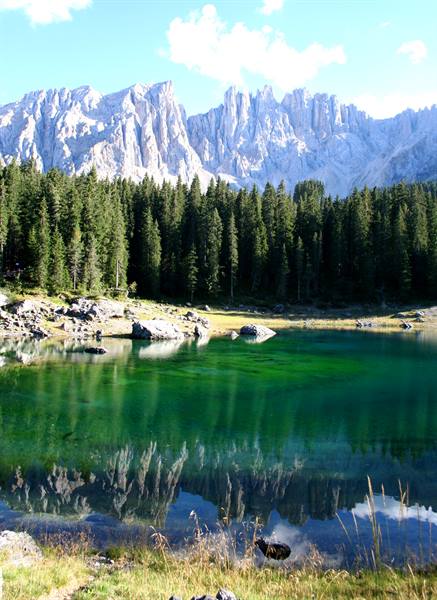 Latemar and lake Carezza (BZ) - South Tyrol