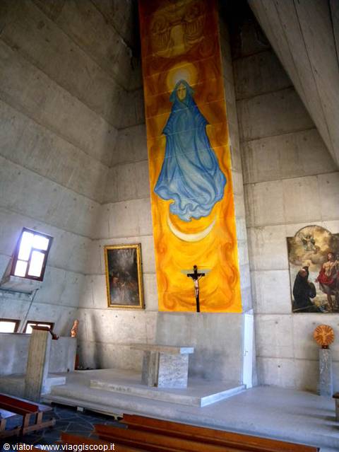 Mont Cenis Pass church interior