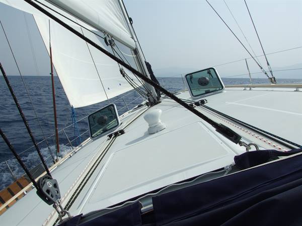 finally sailing...