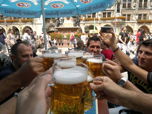 first toast of the day