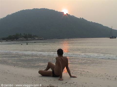 Sunset on the beach
