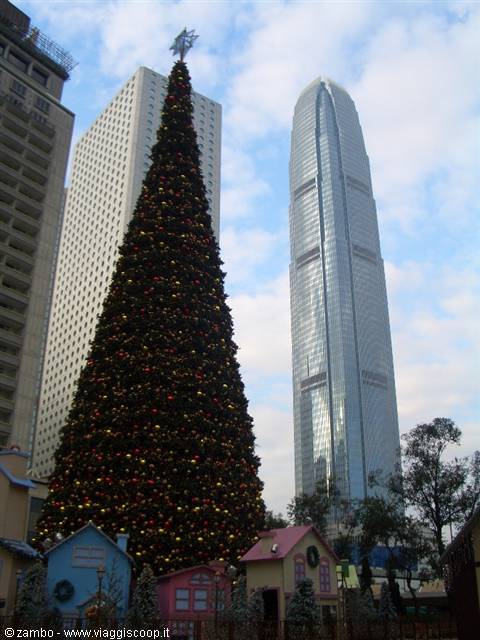 Financial district and Santa Town