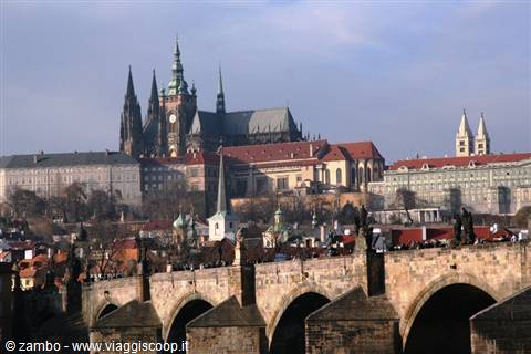 Charles Bridge and castle...