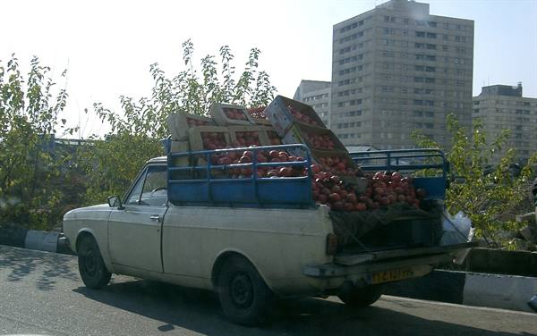 Transport....pomegranates