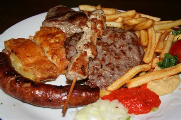 Lunch at the Sokol restaurant
