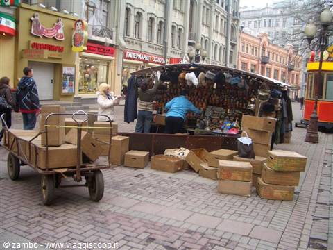 Souvenir Market - Old arbat road
