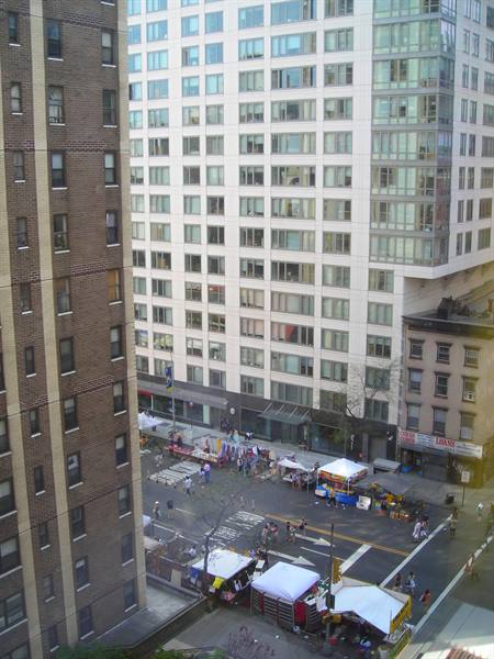 view from the hotel