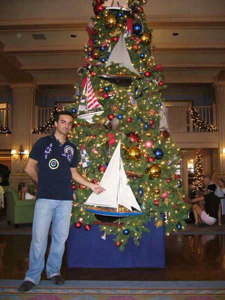 Christmas Tree at the Disney Yacht Resort, Epcot - Orlando