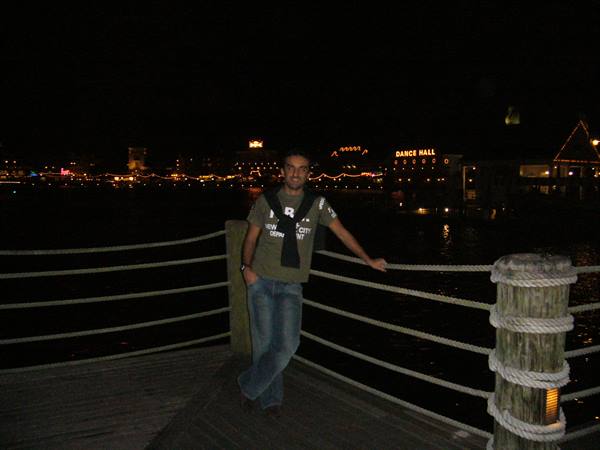 evening at the resort