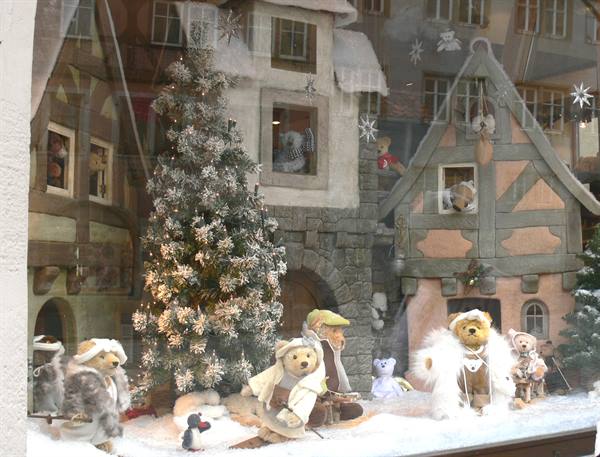 Out-of-season shop window
