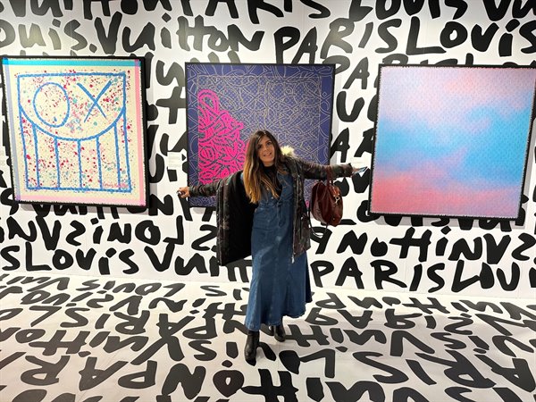 Immersed in art at the Louis Vuitton exhibition, pure joy!