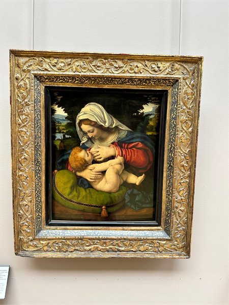 In front of the Madonna Litta at the Hermitage: wonder that never fades.