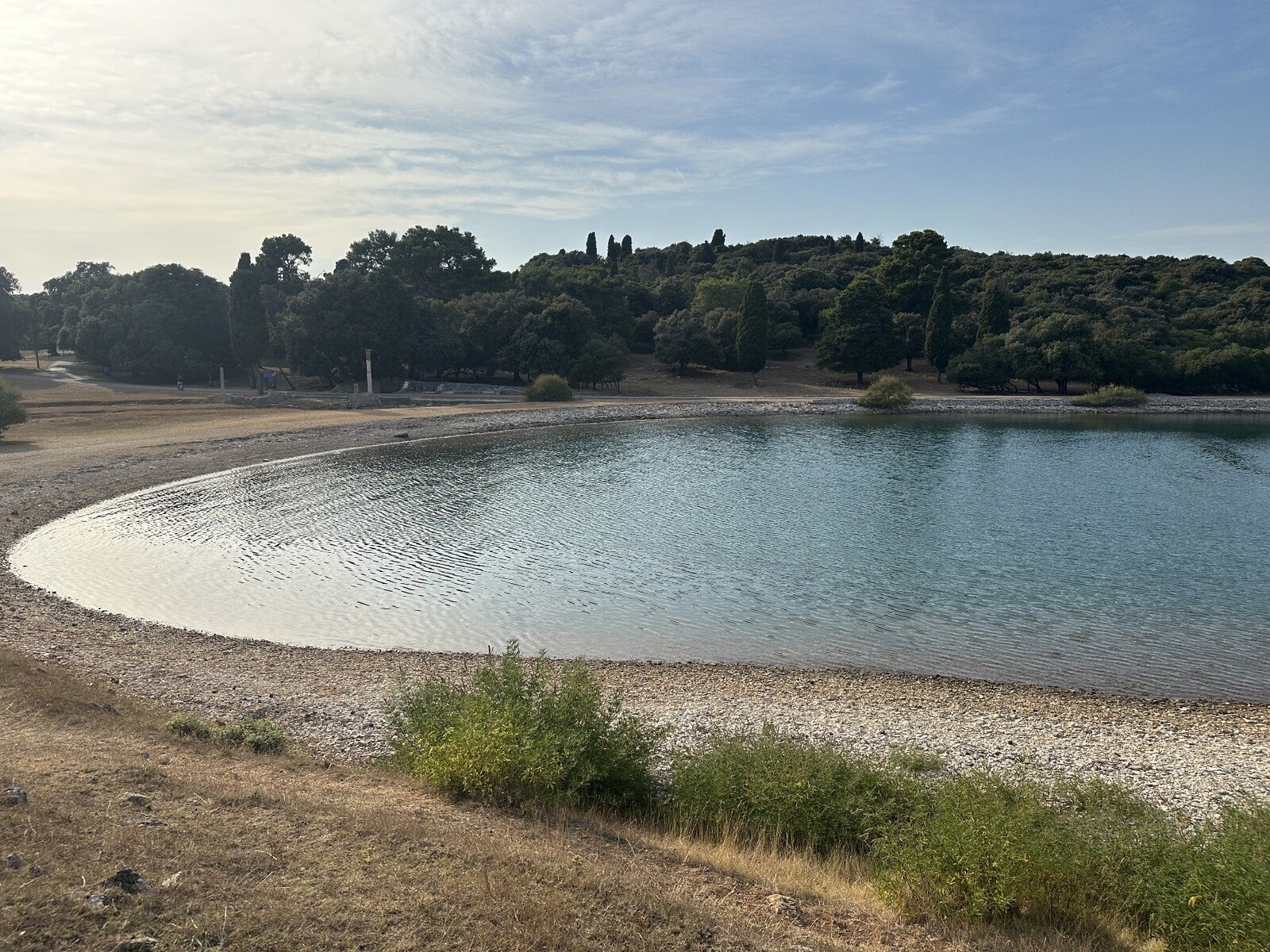 Una baia tranquilla nel parco del Brijuni, che meraviglia silenziosa.