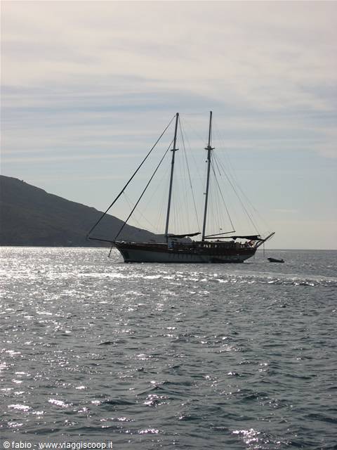 waking up on the boat at marina di campo