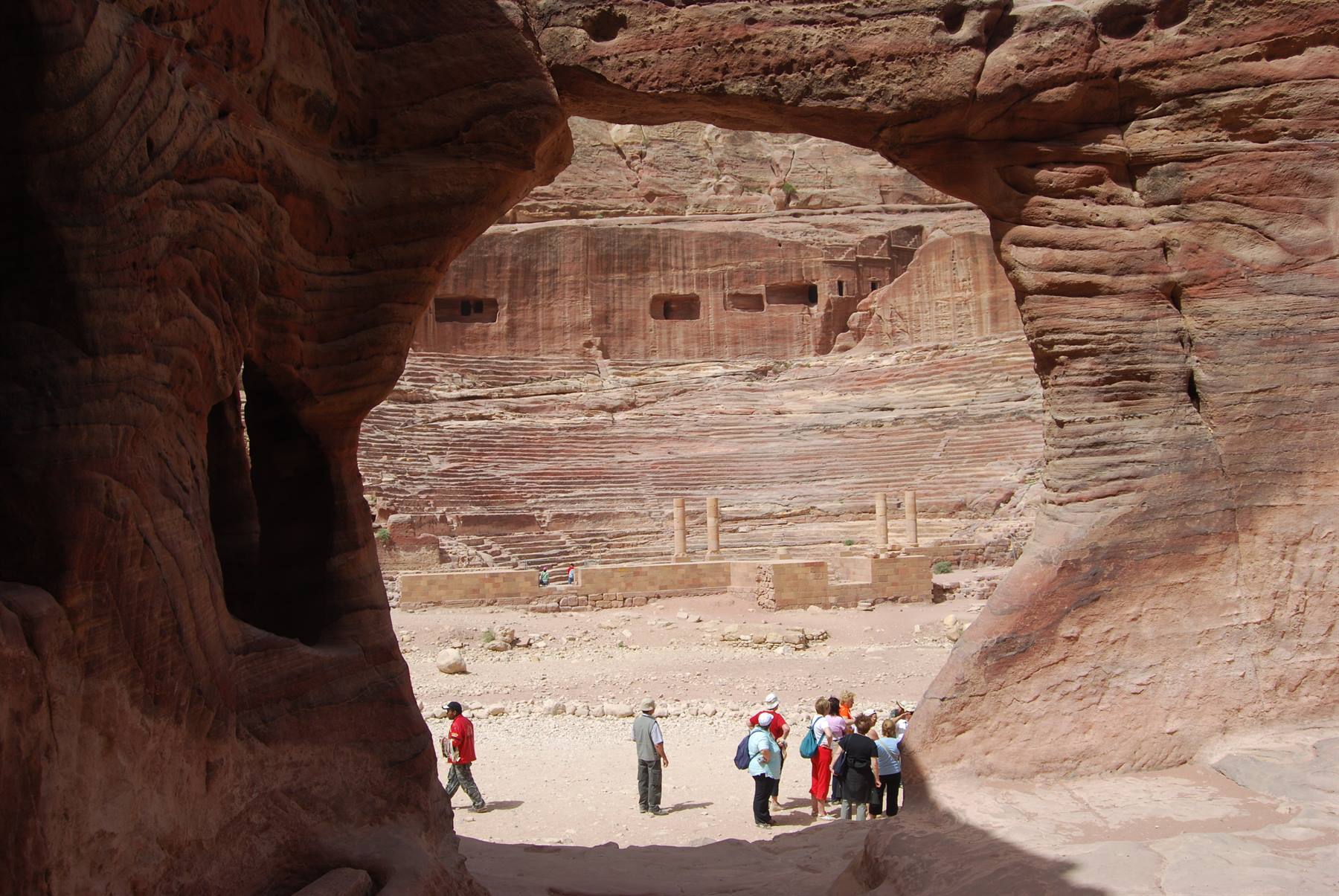 Jordan - Petra - View of the amphitheatre